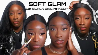 *detailed* FLAWLESS EVERYDAY MAKEUP TUTORIAL FOR DARK SKIN | soft glam | uk black girl makeup WOC