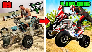 PASO de PILOTO de MOTO 4x4 POBRE a MILLONARIO en GTA 5!