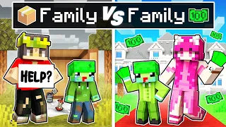 POOR Family vs RICH Family in Minecraft!