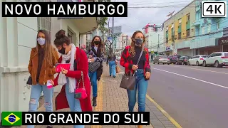Walking in Novo Hamburgo 🇧🇷 Rio Grande do Sul, Southern Brazil |【4K】2021