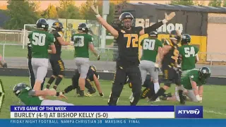 Highlights: Undefeated Bishop Kelly beats Burley 63-14 at home