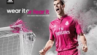 La Liga Maillot de Football Real Madrid RMA 2014/2015 Exterieur Rose