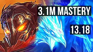 VIKTOR vs ANIVIA (MID) | 3.1M mastery, 1900+ games, 16/2/9, Legendary | NA Master | 13.18