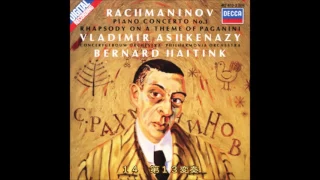 Rachmaninov - Rhapsody on a Paganini  Op.43　Ashkenazy (piano)  Haitink Philharmonia