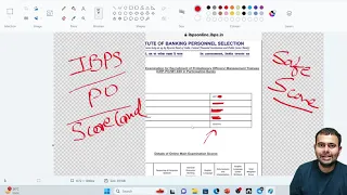 IBPS PO Mains Score Card | Selection Safe Score | IBPS PO 2024