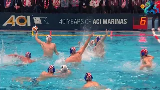 HUNGARY  - CROATIA  Europеan Wаter Polo Chаmpionships 2024 Highlights PlayOff 1/2  14. 01. 24