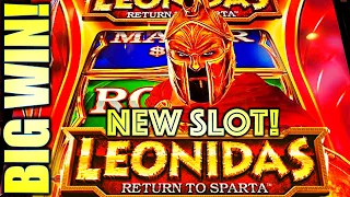 ★BIG WIN!★ NEW! LEONIDAS RETURN TO SPARTA & MEDUSA VIPER’S DESIRE Slot Machine (INCREDIBLE TECH.)