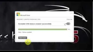 How to Create Bootable USB Flash Drive For  Windows Vista/7/8 (HD)