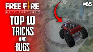 Top 10 New Tricks In Free Fire | New Bug/Glitches In Garena Free Fire #85