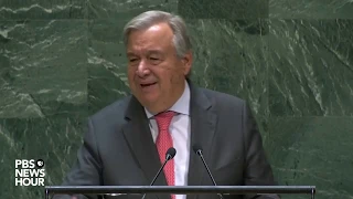 WATCH: UN Secretary-General Guterres's full speech to the United Nations General Assembly