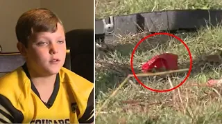 Kid Spots A Weird Shadow And A Shiny Object Outside, His Mother Calls 911 And Unravels The Truth