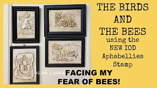 The Birds and The Bees. A Project with IOD Alphabellies Stamp and Moulds!