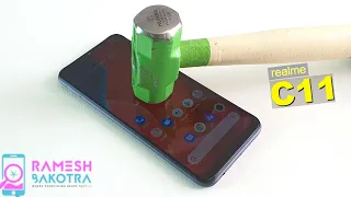 Realme C11 Screen Scratch Test