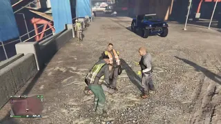 Gta npc fights: Construction workers fights