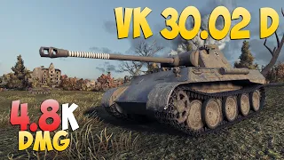 VK 30.02 D - 5 Kills 4.8K DMG - Little hunter! - World Of Tanks
