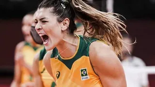 Rosamaria zera Voronkova no bloqueio e vibra demais - Brasil x ROC Quartas de Final Tóquio 2020
