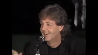 Paul McCartney - Chicago Press Conference 1990 (Very Rare Raw Footage)