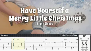 Have Yourself a Merry Little Christmas - Frank Sinatra | Fingerstyle Guitar | TAB + Chords + Lyrics