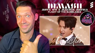 VERY COOL!! Dimash & Muye Wu & Maksim Mrvica - Flight of the Bumblebee (Reaction) (HOH Series)