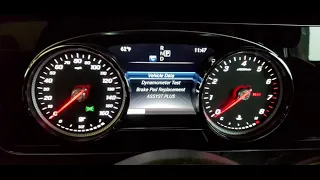 2019 Mercedes Benz E300 service light reset