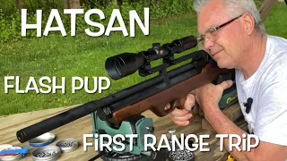 Hatsan Flash Pup 22 caliber PCP first range trip