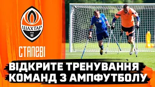 Shakhtar Stalevi: joint training session of amputee football teams