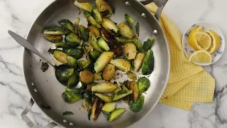 Caramelized Brussels Sprouts with Lemon - Martha Stewart