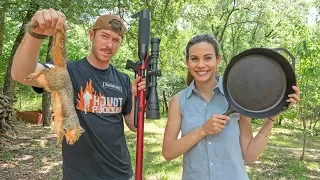 Backyard Squirrel with AirGun | CATCH CLEAN COOK Buttermilk Fried!