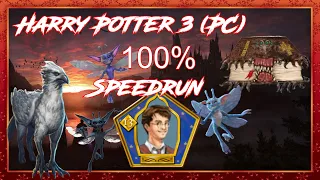 Harry Potter and the Prisoner of Azkaban (PC) 100% Speedrun - Getting ALL Cards and Secrets!