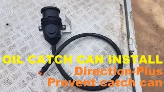 How to install a diesel oil catch can - Direction plus to Toyota Hilux