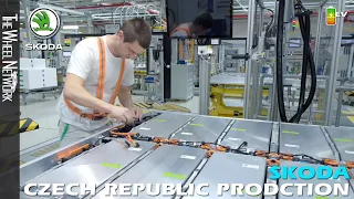 Skoda EV Battery Production in the Czech Republic  – 2022 Skoda Enyaq iV Assembly at Mladá Boleslav