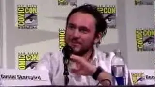 George and Travis answer on facial hair at Vikings Panel, Comic Con 2013