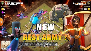 Best New Th12 Army For Any Base | GOWIWI Attack - Coc Warriors