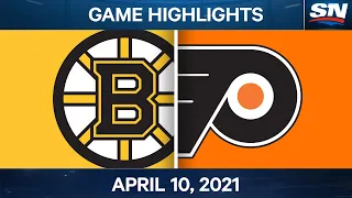 NHL Game Highlights | Bruins vs. Flyers – Apr. 10, 2021