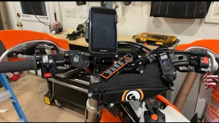 How to wire power harness to charge GPS Satelite Communicator on 21 KTM 350 EXC-F