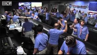 Raw Video: Mission control reacts as Curiosity lands on Mars