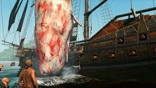 Assassin's Creed IV Black Flag - The Big White Whale harpooning [HD]