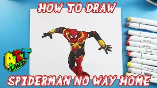 How to Draw SPIDERMAN NO WAY HOME JUMPING