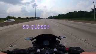 Top Speed Run on Honda CBR300