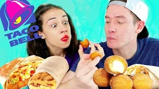 TASTING TACO BELL BREAKFAST FOODS W/ MIRANDA SINGS!