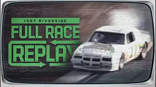 1987 Winston Western 500 from Riverside International Raceway | NASCAR Classic Full Race Replay