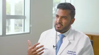Dr. Roby Abraham explains what to expect during minimally invasive knee replacement