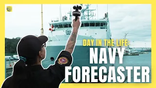 A Day in the Life of a Canadian Navy Weather Forecaster