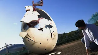 SIREN HEAD l BIG EGG HATCH in Real Life 달걀을 주워서 부화시켰더니 그만....