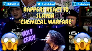 Rappers React To Slayer "Chemical Warfare"!!! LIVE