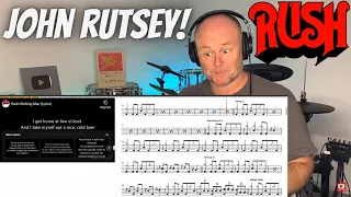 Drum Teacher Reacts: JOHN RUTSEY! | Rush - 'Working Man'