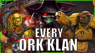 Every Single Ork Klan EXPLAINED By An Australian | Warhammer 40k Lore