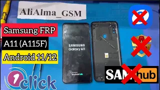 Frp Bypass Samsung Galaxy A11 U2 U3 U4 (SM-A115F) Android 11/12 | Samsung A115F Google Account