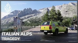 Rescue efforts underway after deadly Italian Alps glacier collapse