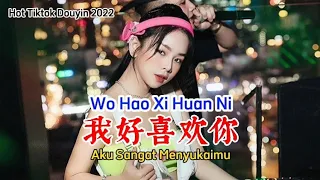 Wo Hao Xi Huan Ni 我好喜欢你 (Dj Remix)Aku Sangat Menyukaimu[Lirik Pinyin,Indonesian Terjemahan]